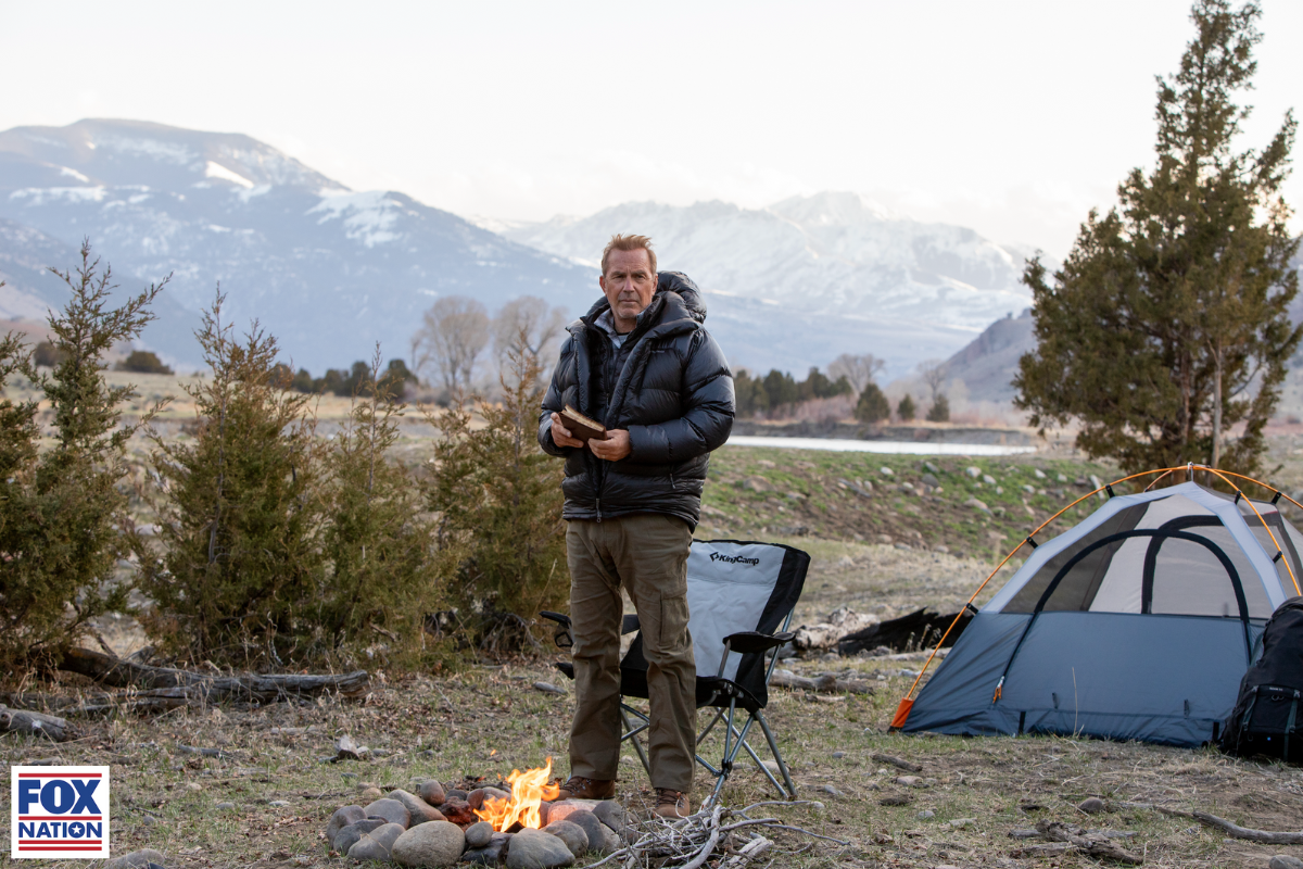 Kevin Costner in Yellowstone National Park