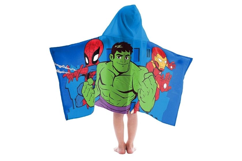 avengers -- hooded towels for kids