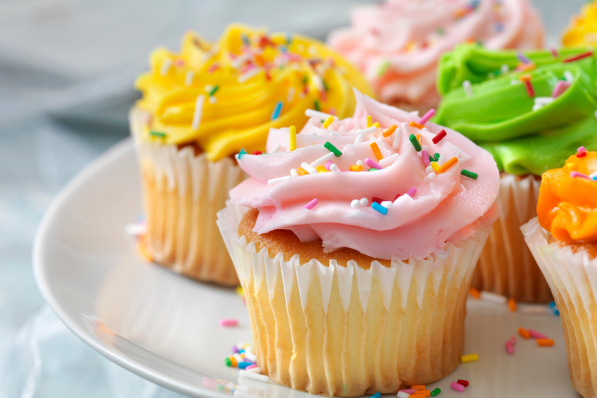 cupcakes on table