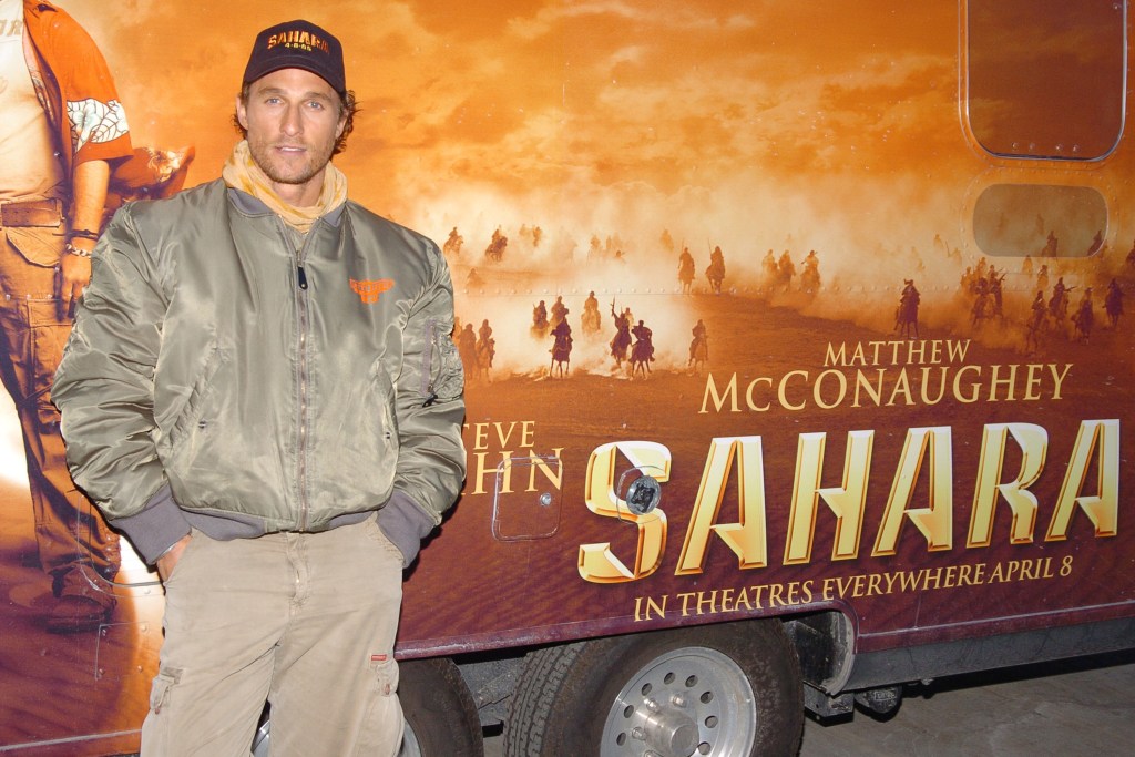Matthew McConaughey during Matthew McConaughey Hosts the New York City Screening of Sahara at The Intrepid Sea, Air & Space Museum in New York City, New York, United States.