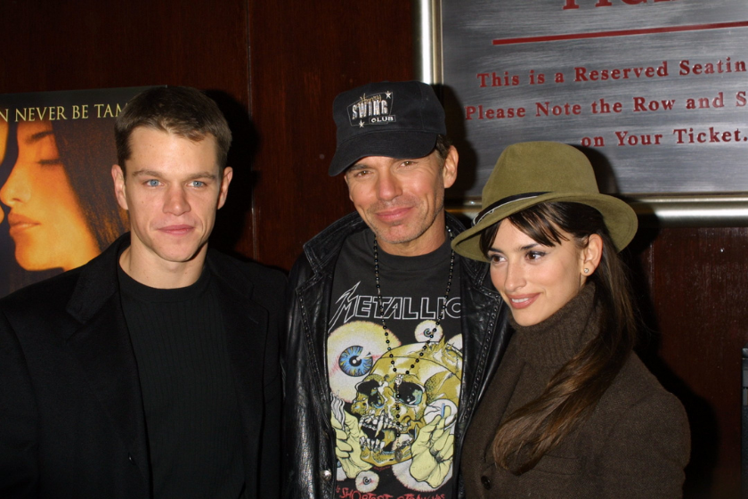 Matt Damon & Billy Bob Thornton & Penelope Cruz during "All the Pretty Horses" New York Premiere 