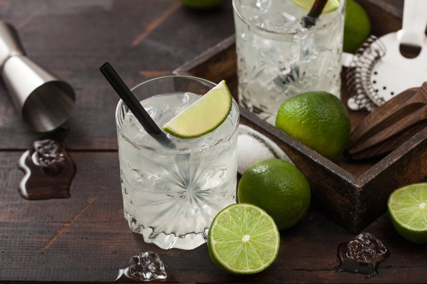 best white rum with limes