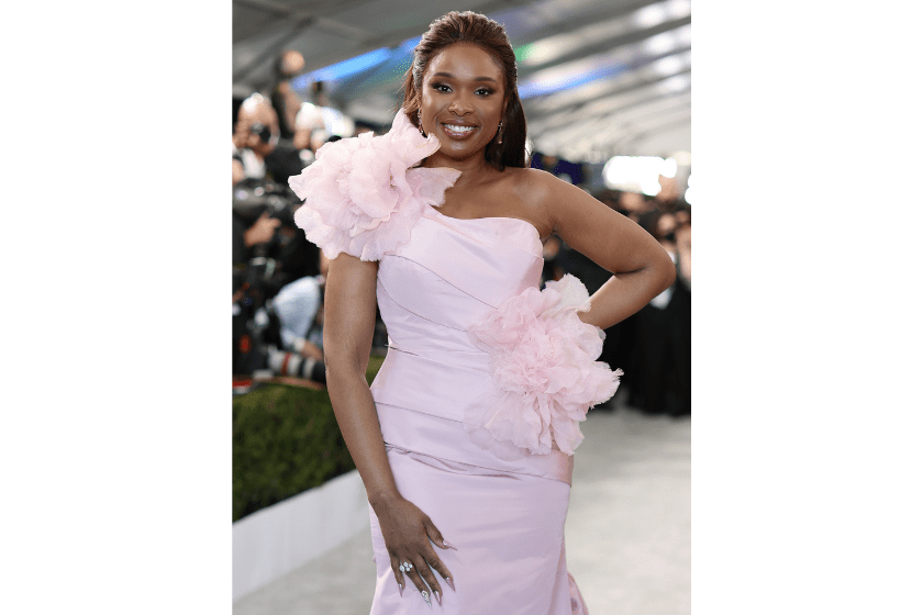 Jennifer Hudson attends the 28th Screen Actors Guild Awards at Barker Hangar on February 27, 2022 in Santa Monica, California