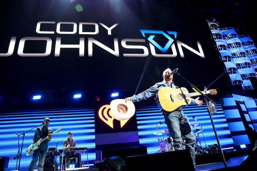 AUSTIN, TEXAS - MAY 07: (EDITORIAL USE ONLY) Cody Johnson performs onstage during the 2022 iHeartCountry Festival presented by Capital One at the new state-of-the-art venue Moody Center on May 7, 2022 in Austin, Texas. 
