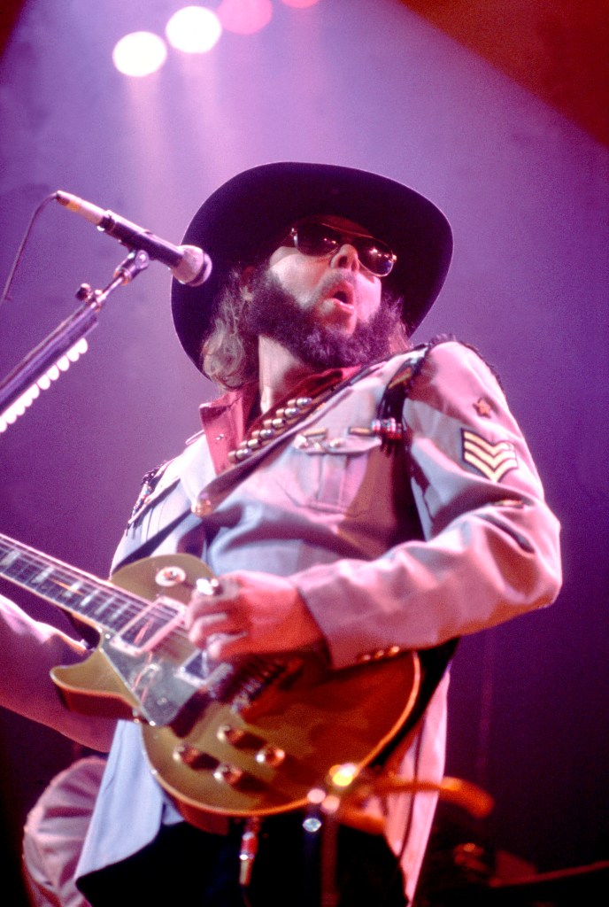 Hank Williams Jr performing in Birmingham, Alabama, May 7, 1985.