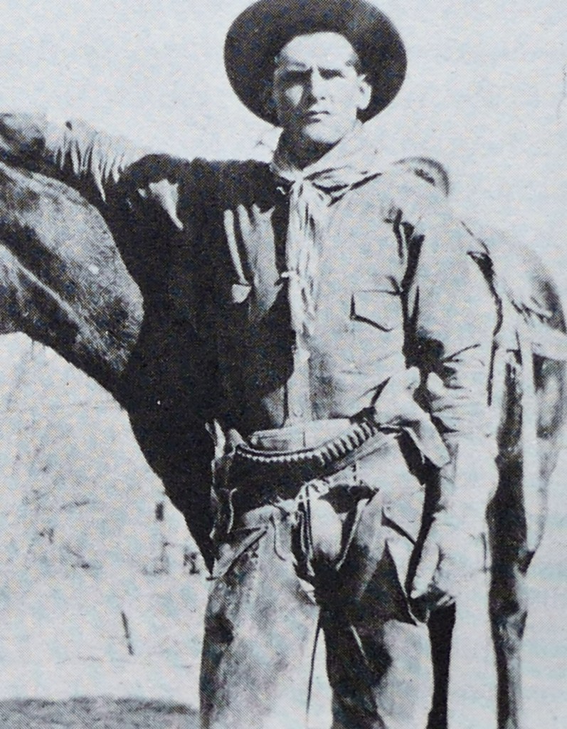 Photographic portrait of Butch Cassidy (1866-1908) an American train robber, bank robber, and leader of the Wild Bunch gang. Dated 19th Century. 