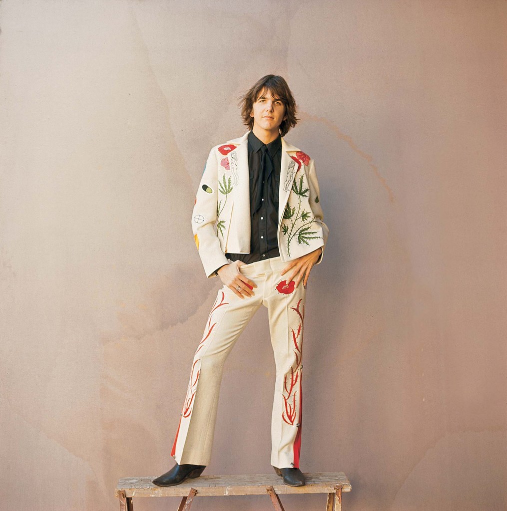 USA Photo of Gram PARSONS, Posed portrait in Nudie suit