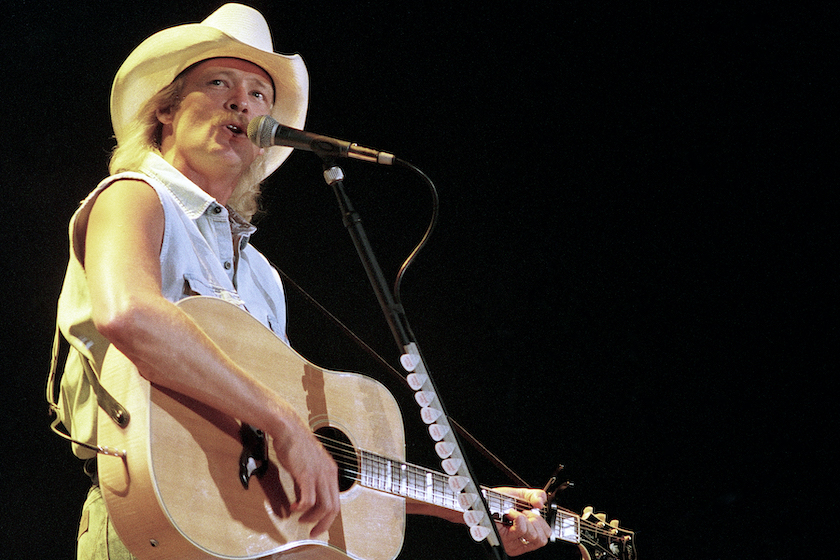 Atlanta - FEBRUARY 19: Singer/Songwriter Alan Jackson performs at The OMNI Coliseum in Atlanta Georgia February 19, 1991 