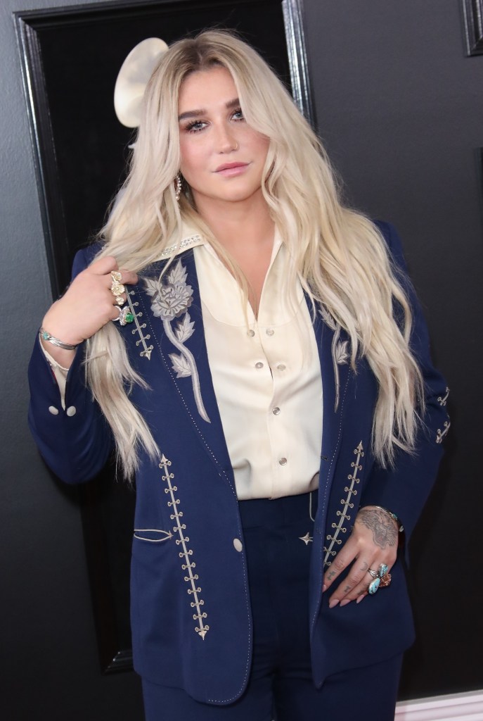 Kesha arrives at the 60th Annual GRAMMY Awards at Madison Square Garden on January 28, 2018 in New York City.