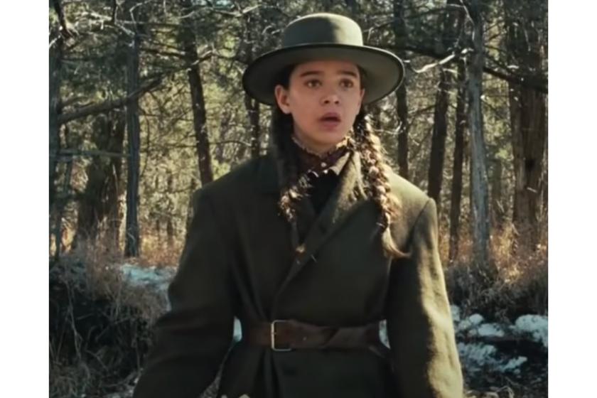 Hailee Steinfeld as Mattie Ross in scene from 'True Grit'