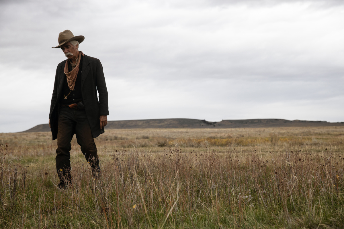 Pictured: Sam Elliott as Shea of the Paramount+ original series 1883