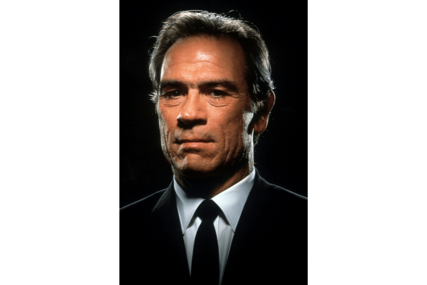 Tommy Lee Jones in publicity portrait for the film 'Men In Black', 1997