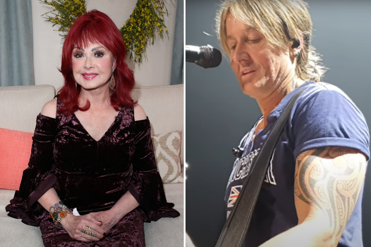 Naomi Judd and a YouTube screengrab of Keith Urban