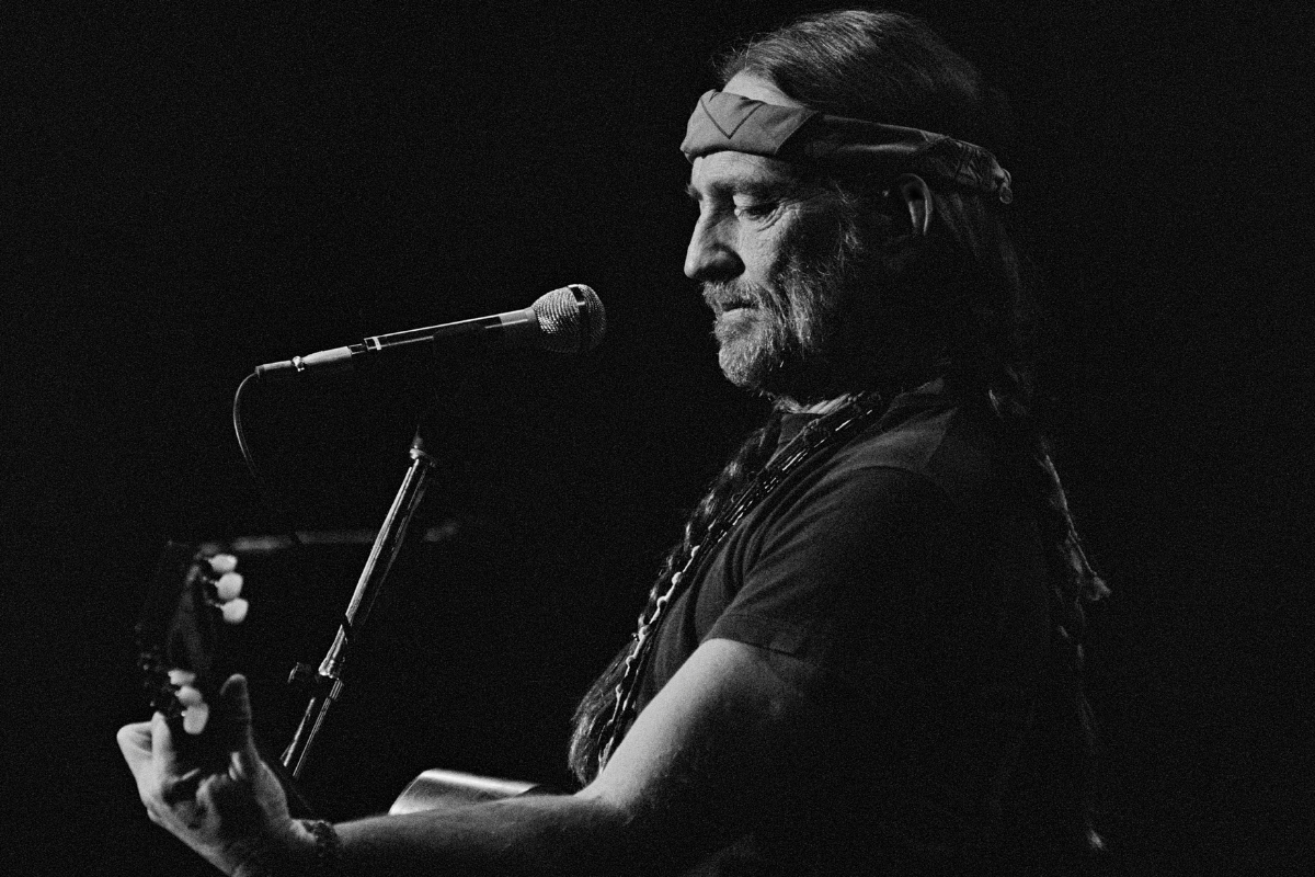 Willie Nelson Playing Guitar