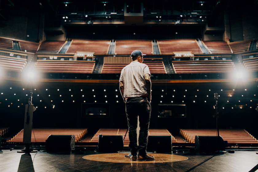 American Aquarium's BJ Barham enters the Opry stage's circle for the first time.