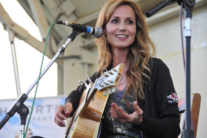 SACRAMENTO - MAY 18 : Country Star Chely Wright performs live at the Golf and Guitars charity event on May 18, 2010 at the Alister MacKenzie Golf Course at Haggin Oaks in Sacramento, California.