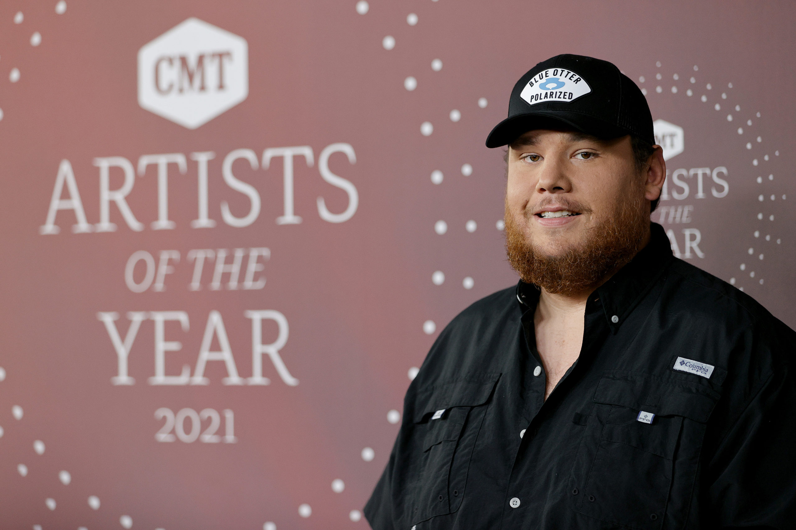 Luke Combs attends the 2021 CMT Artist of the Year on October 13, 2021 in Nashville, Tennessee.