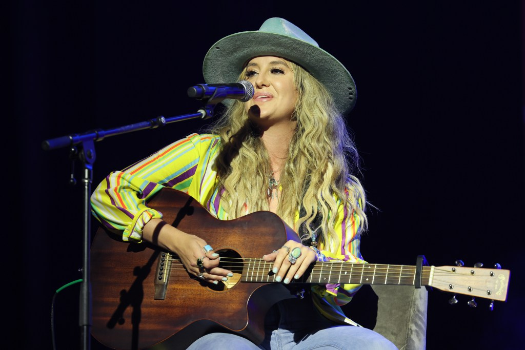 Singer-songwriter Lainey Wilson performs during CMA Fest 2022 at CMA Close Up Stage in Music City Center on June 09, 2022 in Nashville, Tennessee.