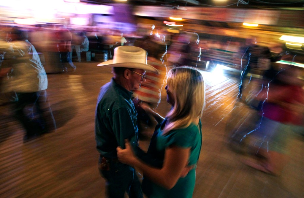 David and Janet Manning of New Braunfels dance to the music of Bret Graham during a free show at Gruene Hall in Gruene, Texas Monday March 4 , 2013. The hall was built in 1978 and bills itself as "the oldest continually run dance hall in Texas."