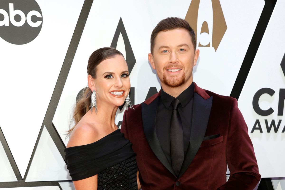 Scotty McCreery attend the 55th annual Country Music Association awards at the Bridgestone Arena on November 10, 2021 in Nashville, Tennessee.
