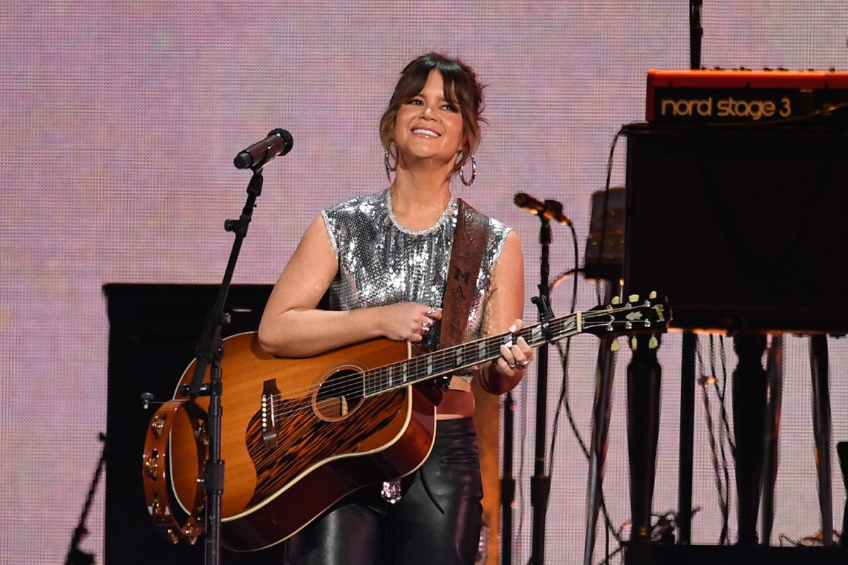 Marren Morris performs during the 2022 iHeartCountry Festival at Moody Center on May 07, 2022 in Austin, Texas.