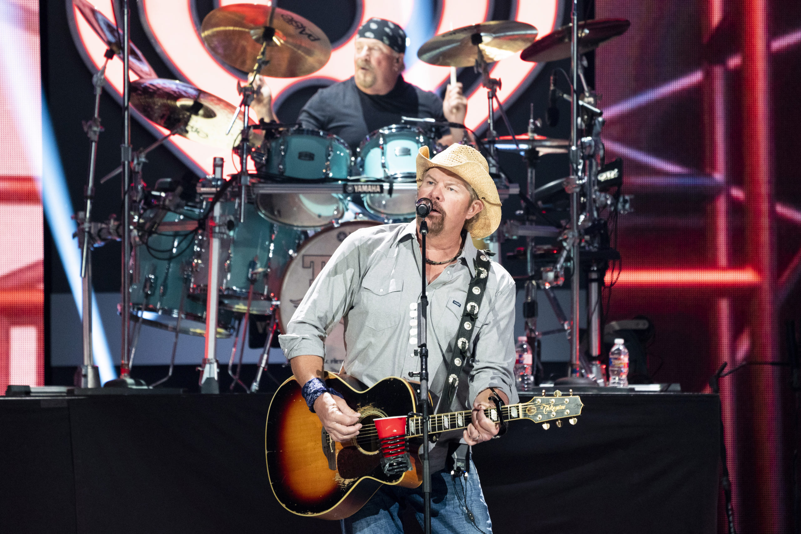 AUSTIN, TEXAS - OCTOBER 30: Toby Keith performs onstage during the 2021 iHeartCountry Festival Presented By Capital One at The Frank Erwin Center on October 30, 2021 in Austin, Texas. Editorial Use Only. 