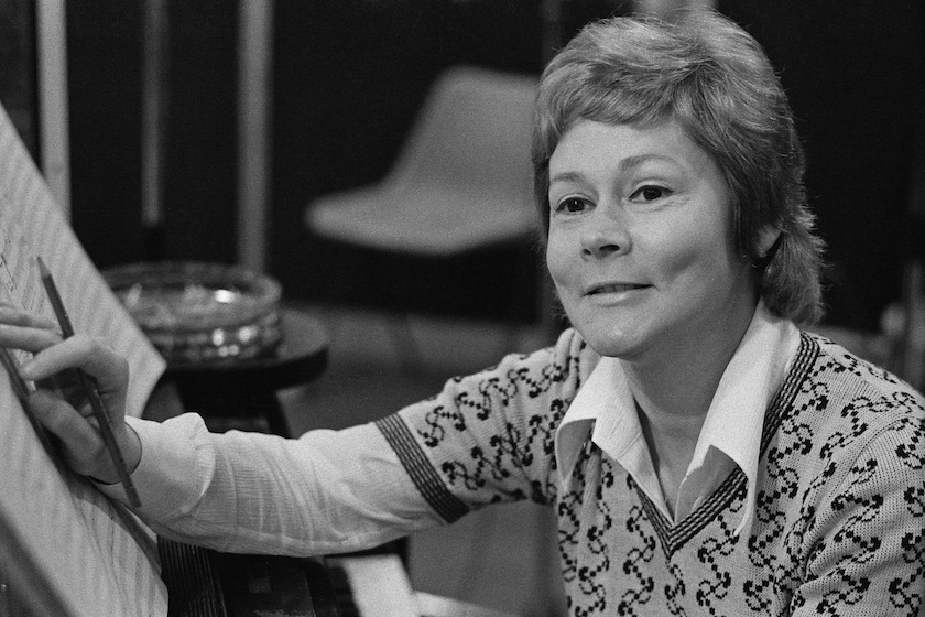 American singer, composer, arrager and producer, Anita Kerr, 21st May 1973. 