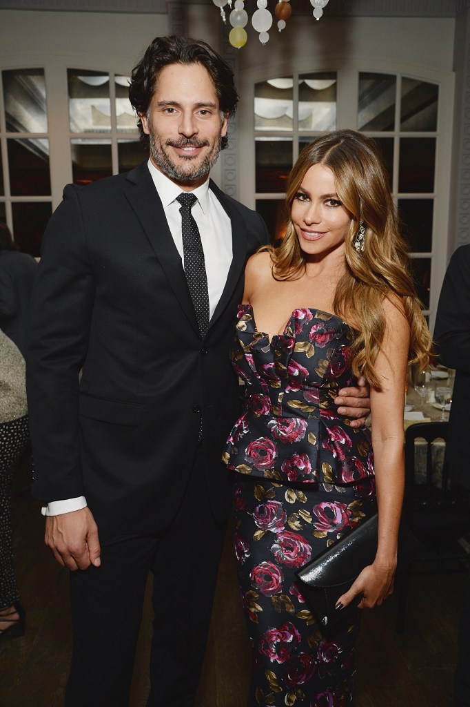 LOS ANGELES, CA - NOVEMBER 12: Actors Joe Manganiello (L) and Sofia Vergara attend the celebratory dinner after the special tribute to Sophia Loren during the AFI FEST 2014 presented by Audi at Dolby Theatre on November 12, 2014 in Hollywood, California. on November 12, 2014 in Los Angeles, California.