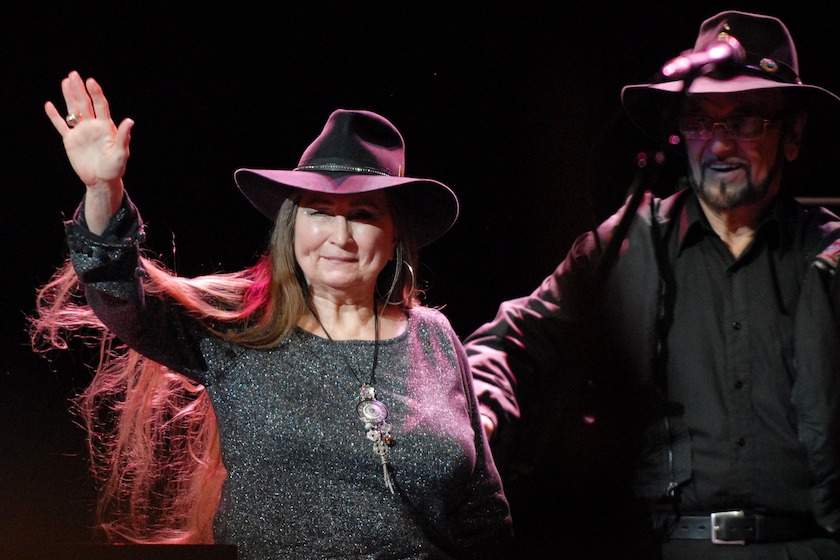 ATHENS, GA - JANUARY 21: Bobbie Nelson and Paul English of Willie Nelson And Family perform at the Classic Center on January 21, 2010 in Athens, Georgia. 