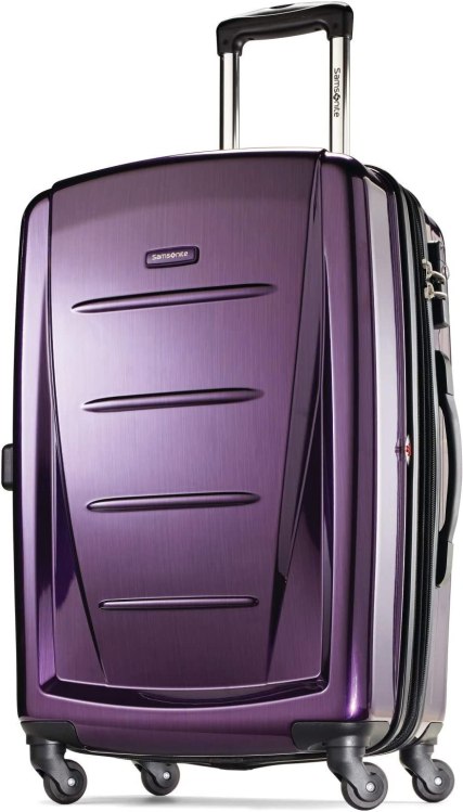 Samsonite Winfield 2 Hardside Luggage with Spinner Wheels, Purple, Carry-On 20-Inch