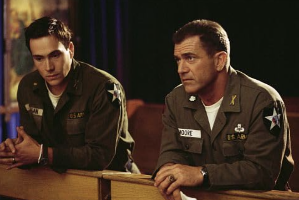Chris Klein and Mel Gibson in 'We Were Soldiers'