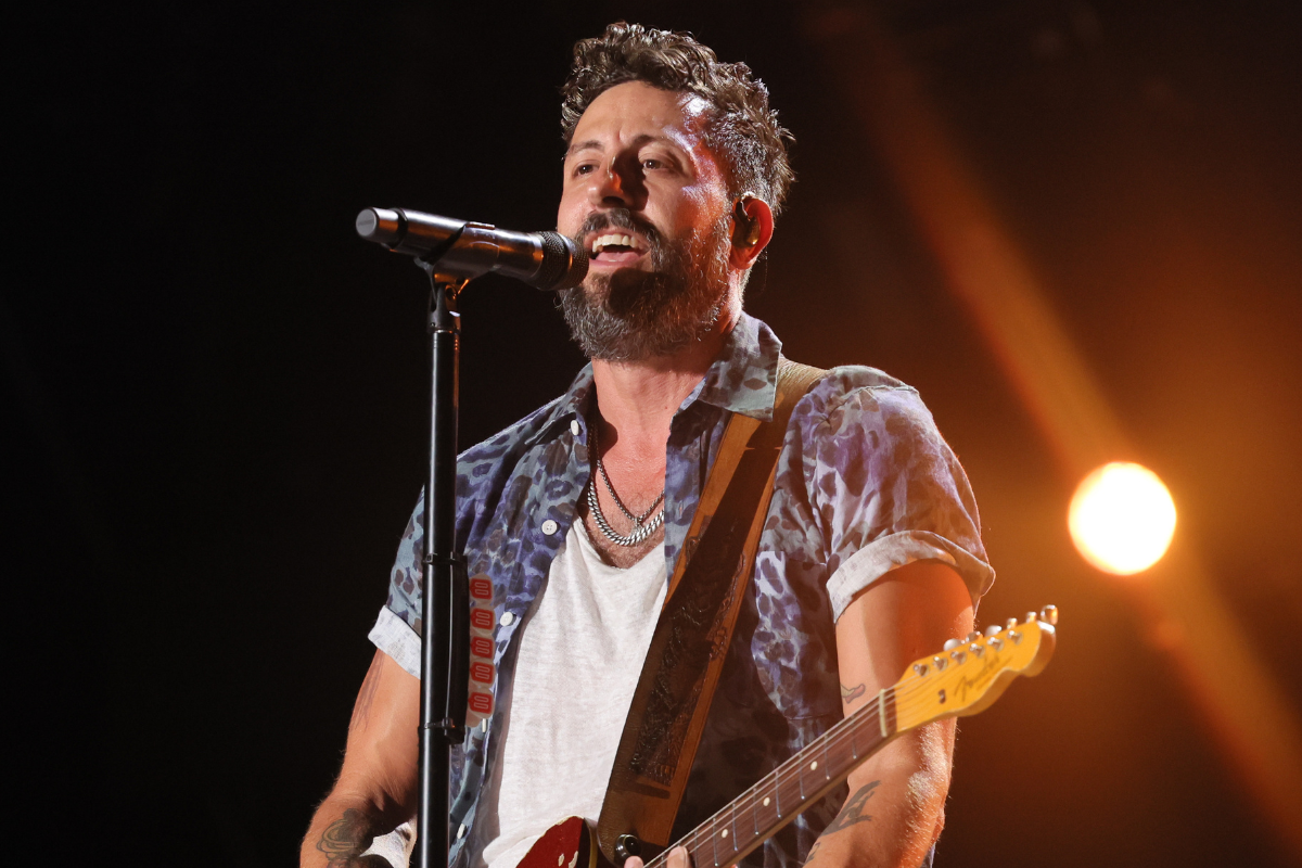 Matthew Ramsey of Old Dominion performs during day 4 of CMA Fest 2022 at Nissan Stadium on June 12, 2022 in Nashville, Tennessee.