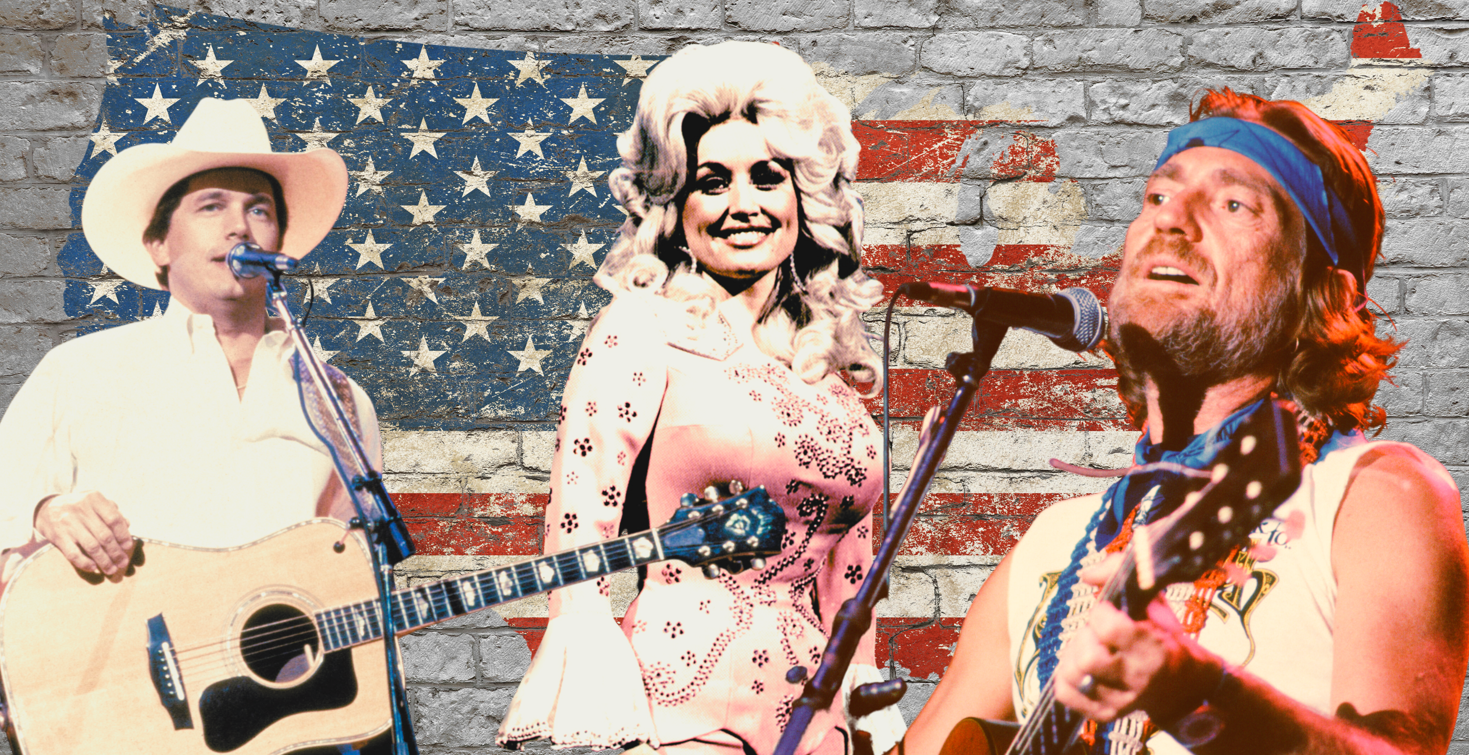 George Strait/ Dolly Parton/ Willie Nelson