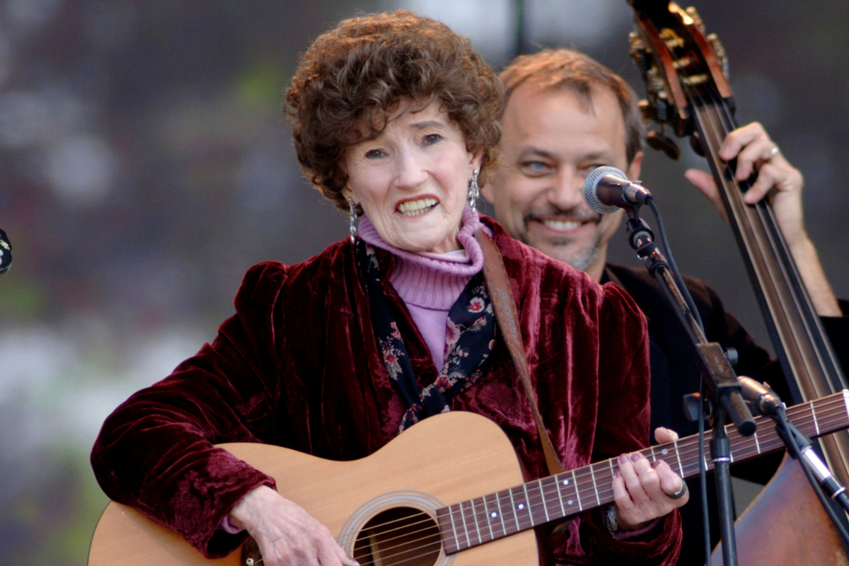 Hazel Dickens performs as part of Hardly Strictly Bluegrass 8 at Speedway Meadow in Golden Gate Park on October 5, 2008 in San Francisco, California.