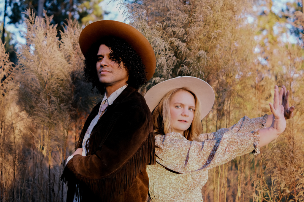 Violet Bell pose for press photo by Chris Frisina