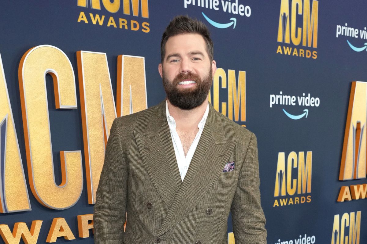 Jordan Davis attends the 57th Academy of Country Music Awards at Allegiant Stadium on March 07, 2022 in Las Vegas, Nevada.