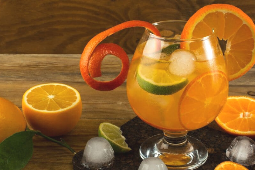 citrus winter beer sangria