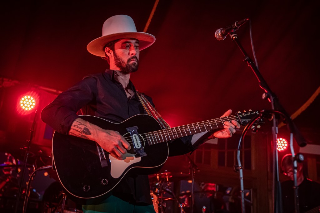  Ryan Bingham on stage at Bergenfest on June 12, 2019 in Bergen, Norway. 