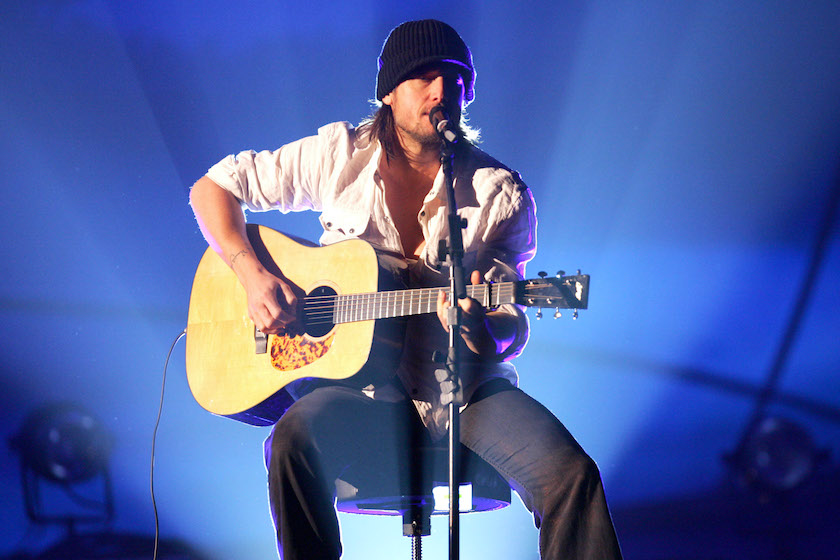 Keith Urban's Grammy rehearsal