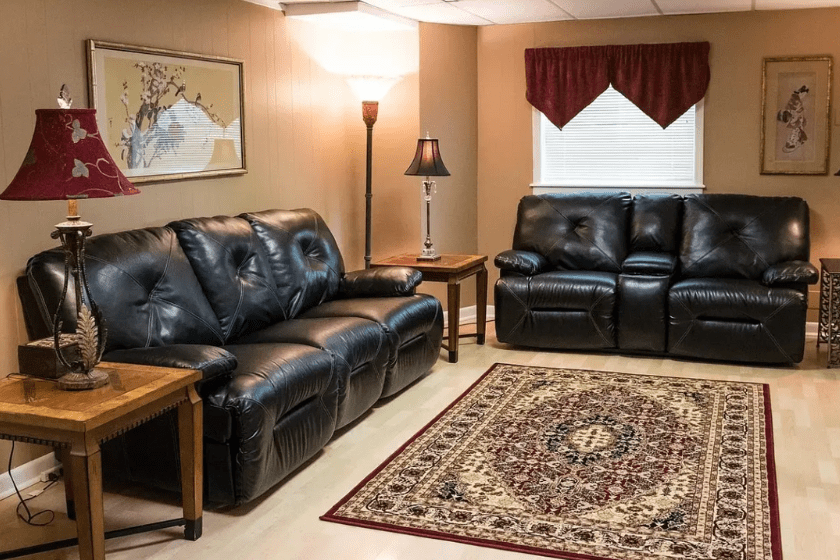 Living Room of Dolly Parton's former Nashville home