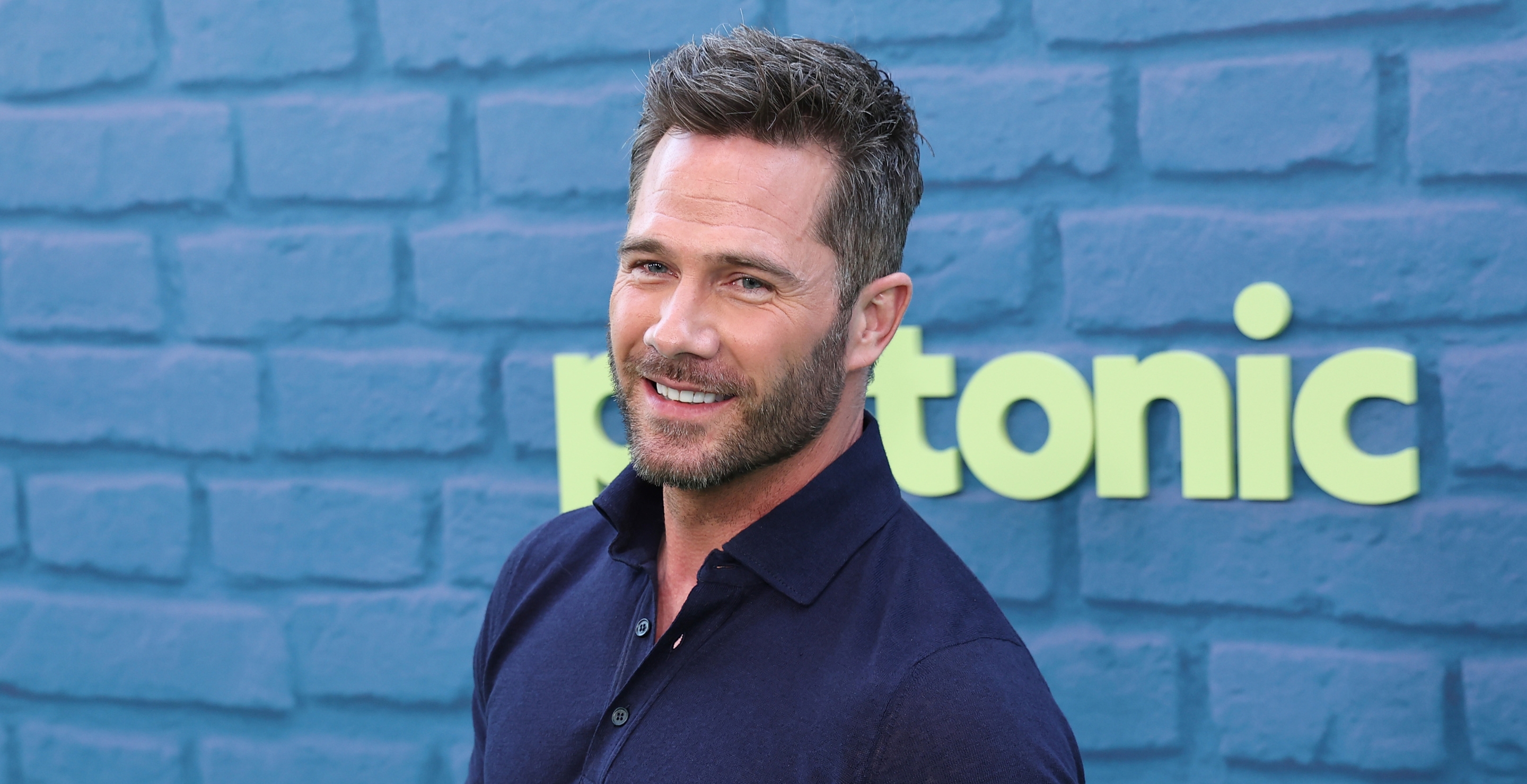 Luke Macfarlane attends the Los Angeles premiere of Apple TV+ original series "Platonic" at Regal LA Live on May 10, 2023