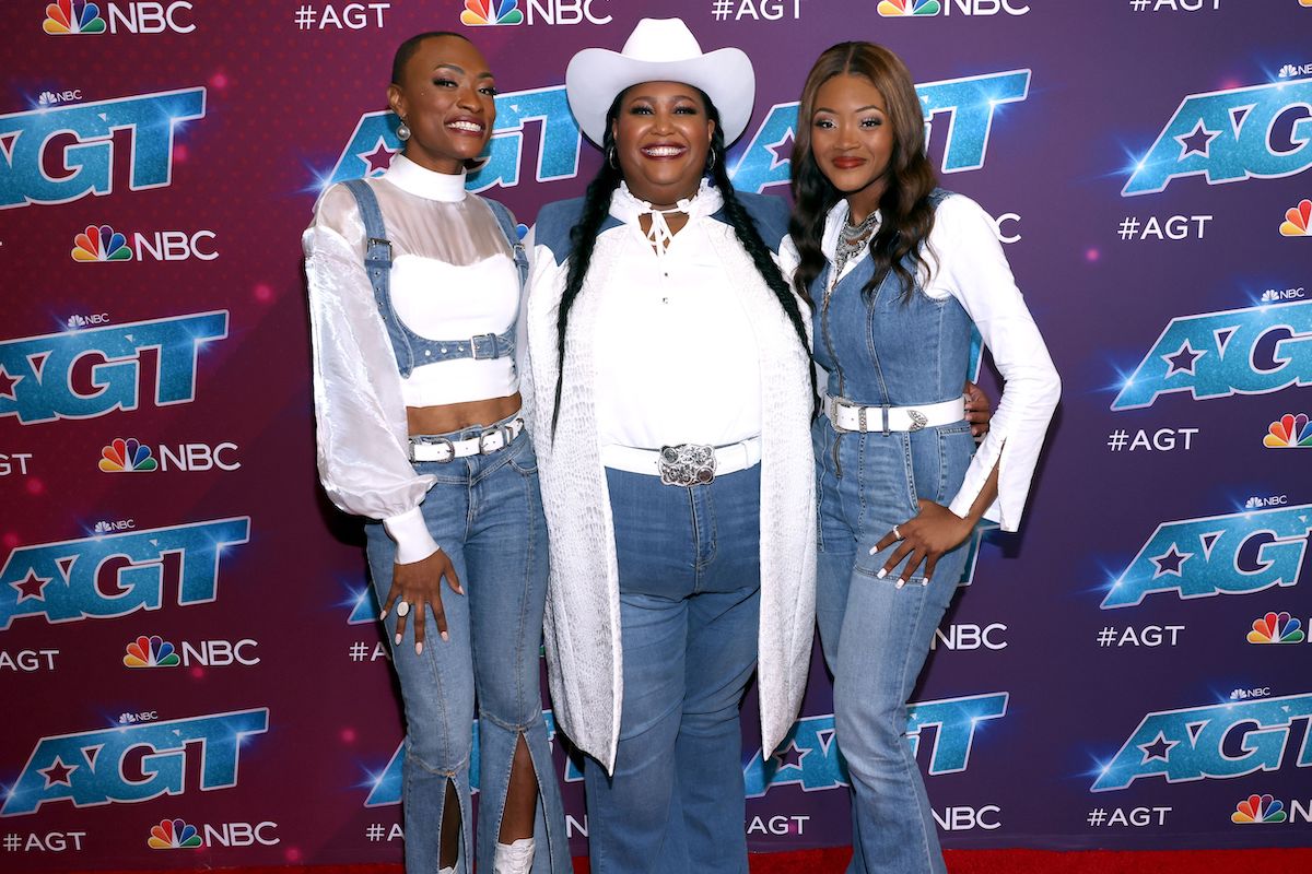 PASADENA, CALIFORNIA - SEPTEMBER 13: Musical group Chapel Hart attends a "America's Got Talent" Season 17 Live Show at Sheraton Pasadena Hotel on September 13, 2022 in Pasadena, California.