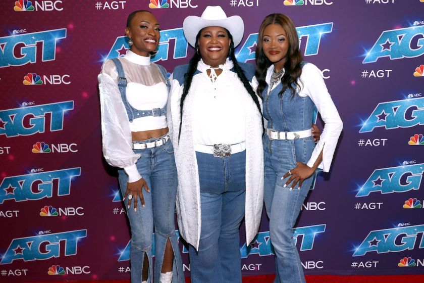 PASADENA, CALIFORNIA - SEPTEMBER 13: Musical group Chapel Hart attends a "America's Got Talent" Season 17 Live Show at Sheraton Pasadena Hotel on September 13, 2022 in Pasadena, California.
