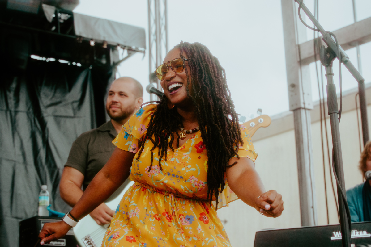 Miko Marks onstage