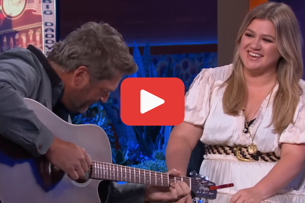 Screengrab of Blake Shelton's Sept. 2022 appearance on 'The Kelly Clarkson Show'
