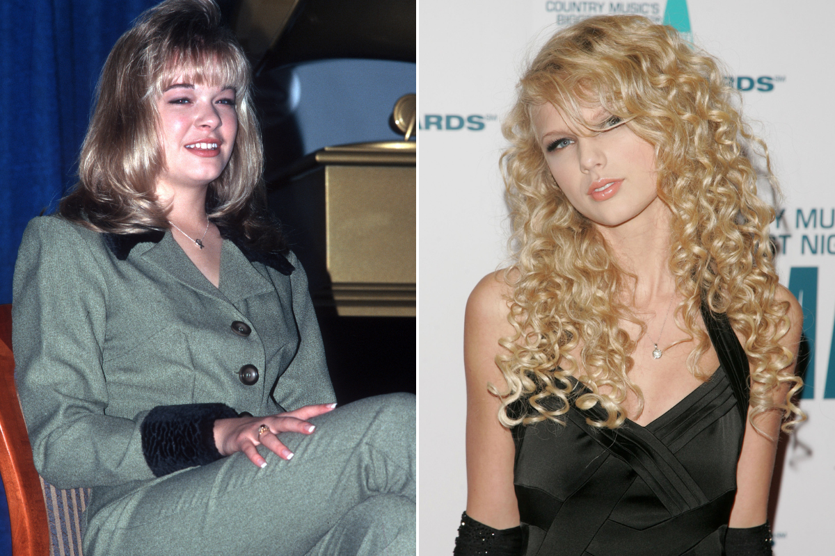 LeAnn Rimes at the 39th Annual GRAMMY Awards Press Conference / Singer Taylor Swift attends the 40th Annual CMA Awards at the Gaylord Entertainment Center November 6, 2006 in Nashville, Tennessee