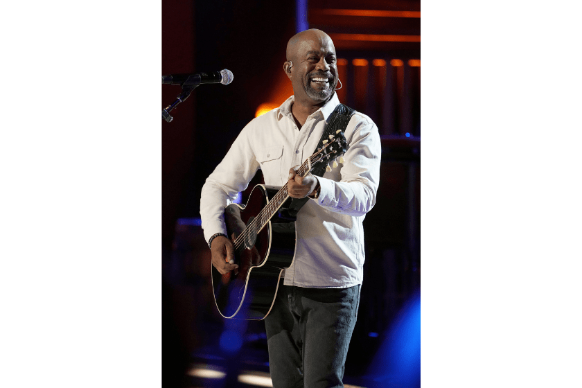 Darius Rucker performs for CMT Storytellers at WorldWide Stages on August 29, 2022 in Spring Hill, Tennessee