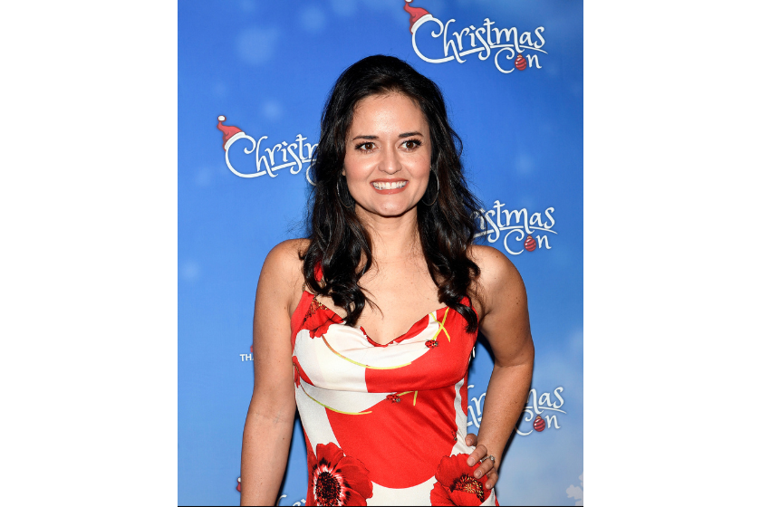 Actor Danica McKellar attends Christmas Con 2022 at Pasadena Convention Center on August 06, 2022 in Pasadena, California