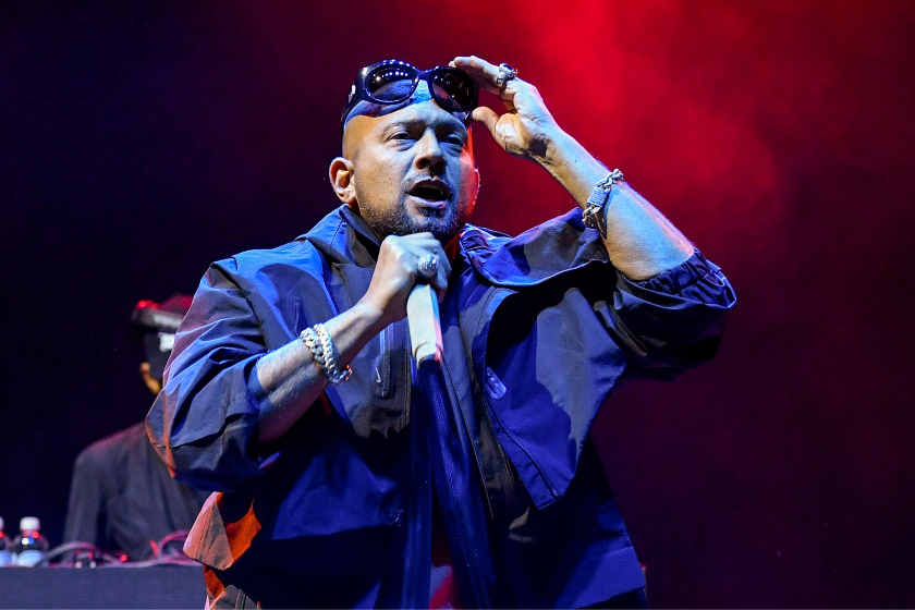 Sean Paul performs onstage during the 2022 ONE MusicFest at Central Park on October 08, 2022 in Atlanta, Georgia