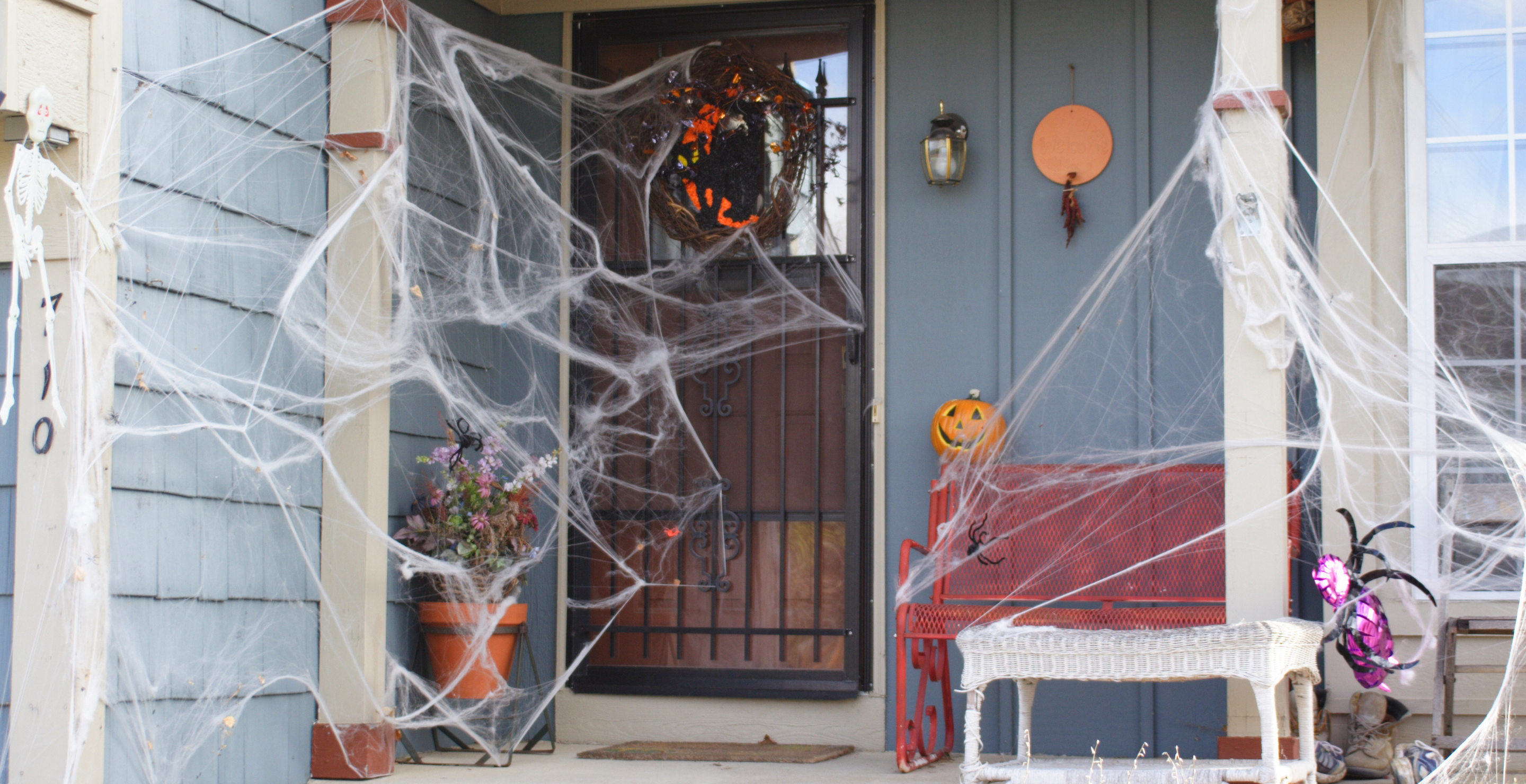 Decorated Holloween house